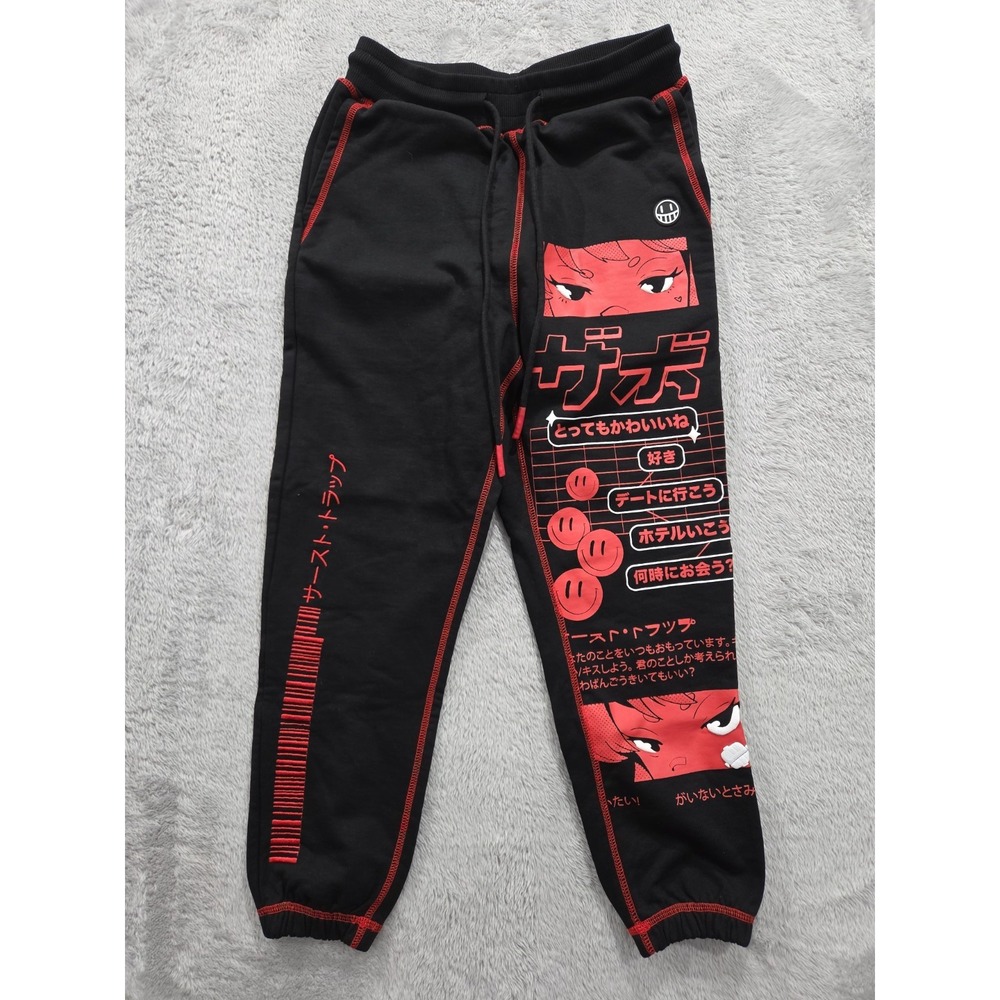 The Boys Limited Edition Thirst Trap Sweatpants Black Red Youth L